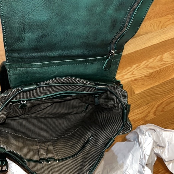 Free People x Old Trend Bryan Backpack Green NWT main image 5